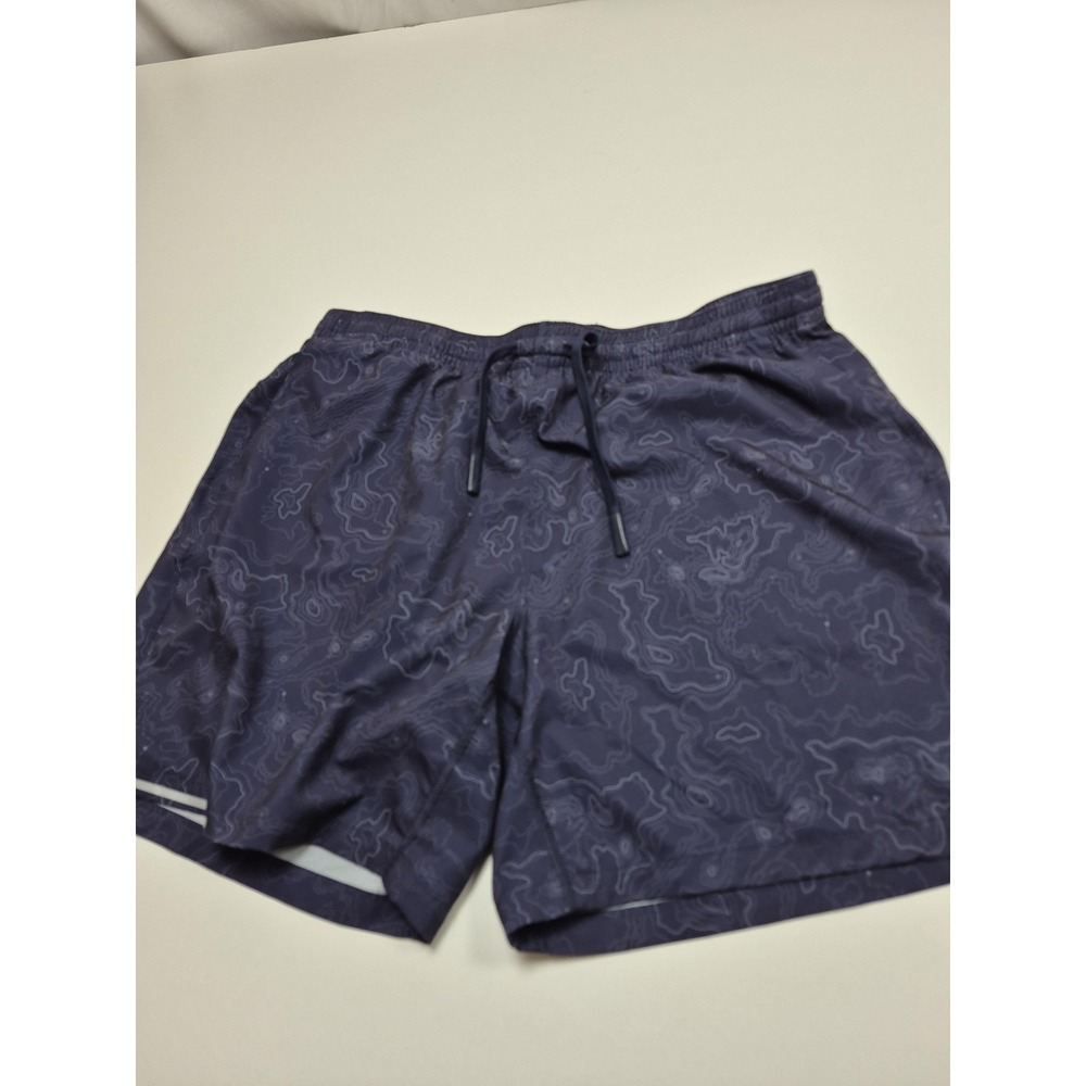 Bearbottom Shorts Mens 2XL Blue 7 Inseam Lined Running Athletic Training Gym